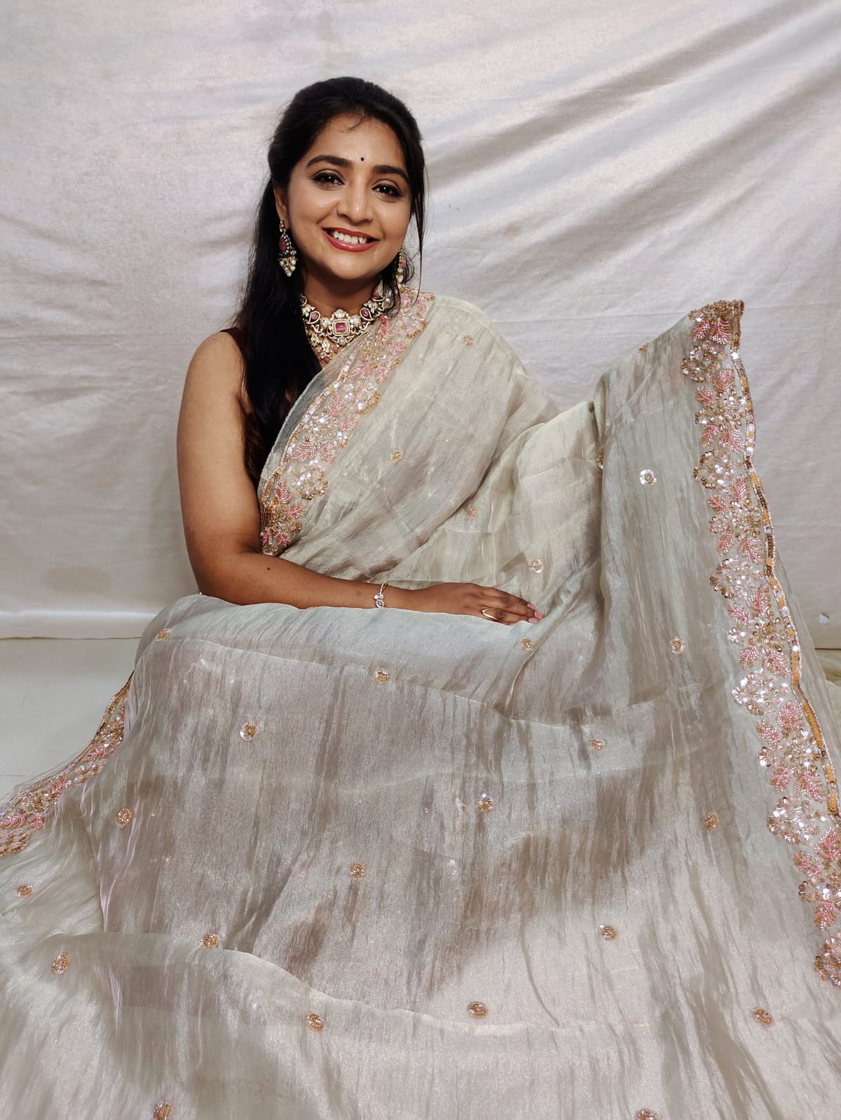 Cocktail saree