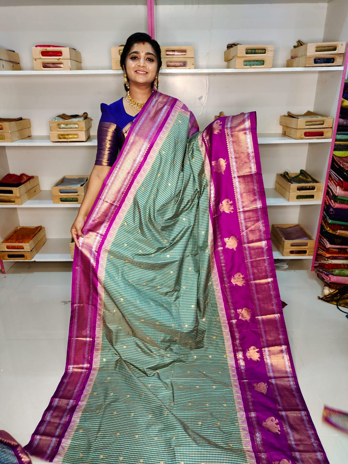 Primeme gadwal silk saree