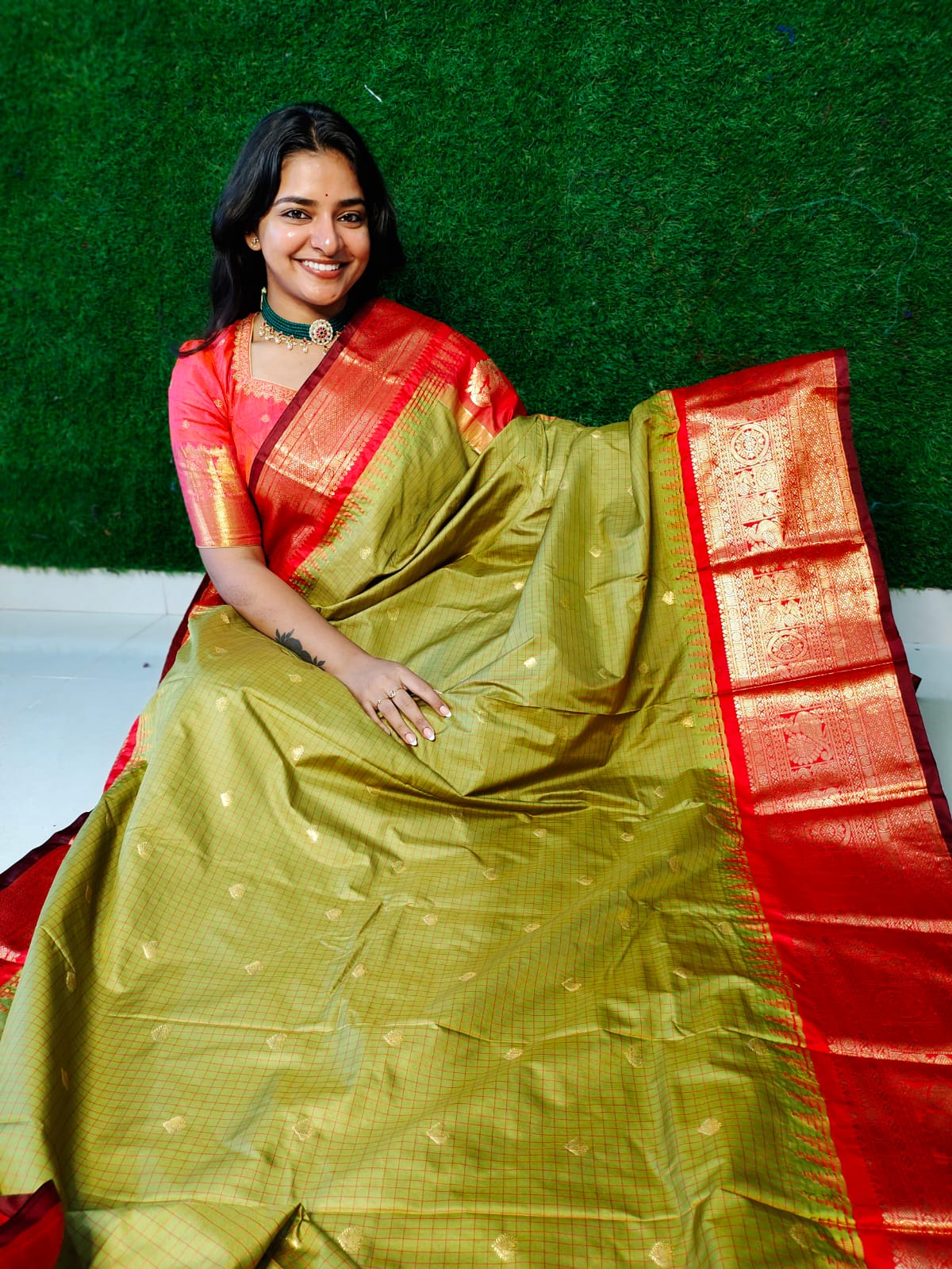 Vitange gadwal silk saree