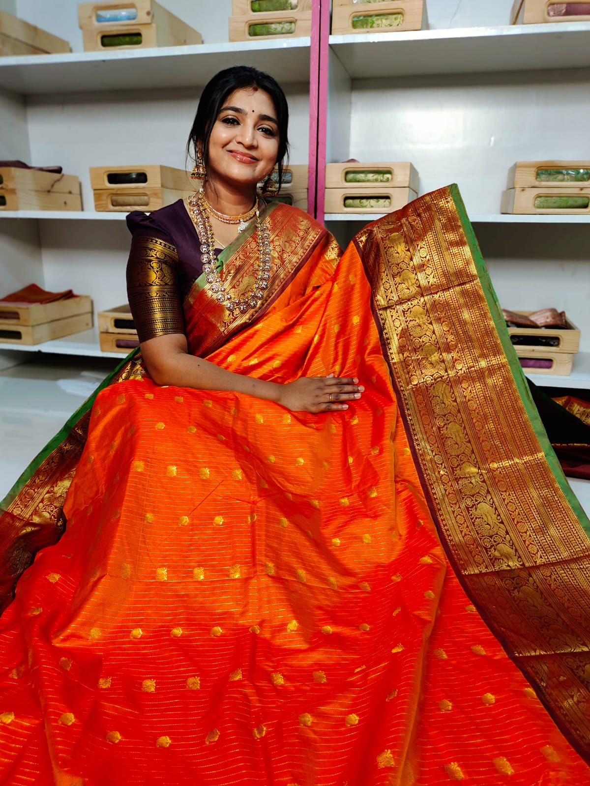 Vitange gadwal silk saree