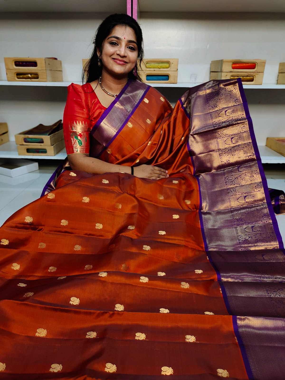 Pure handloom silk mark vintage kanchi pattu sarees