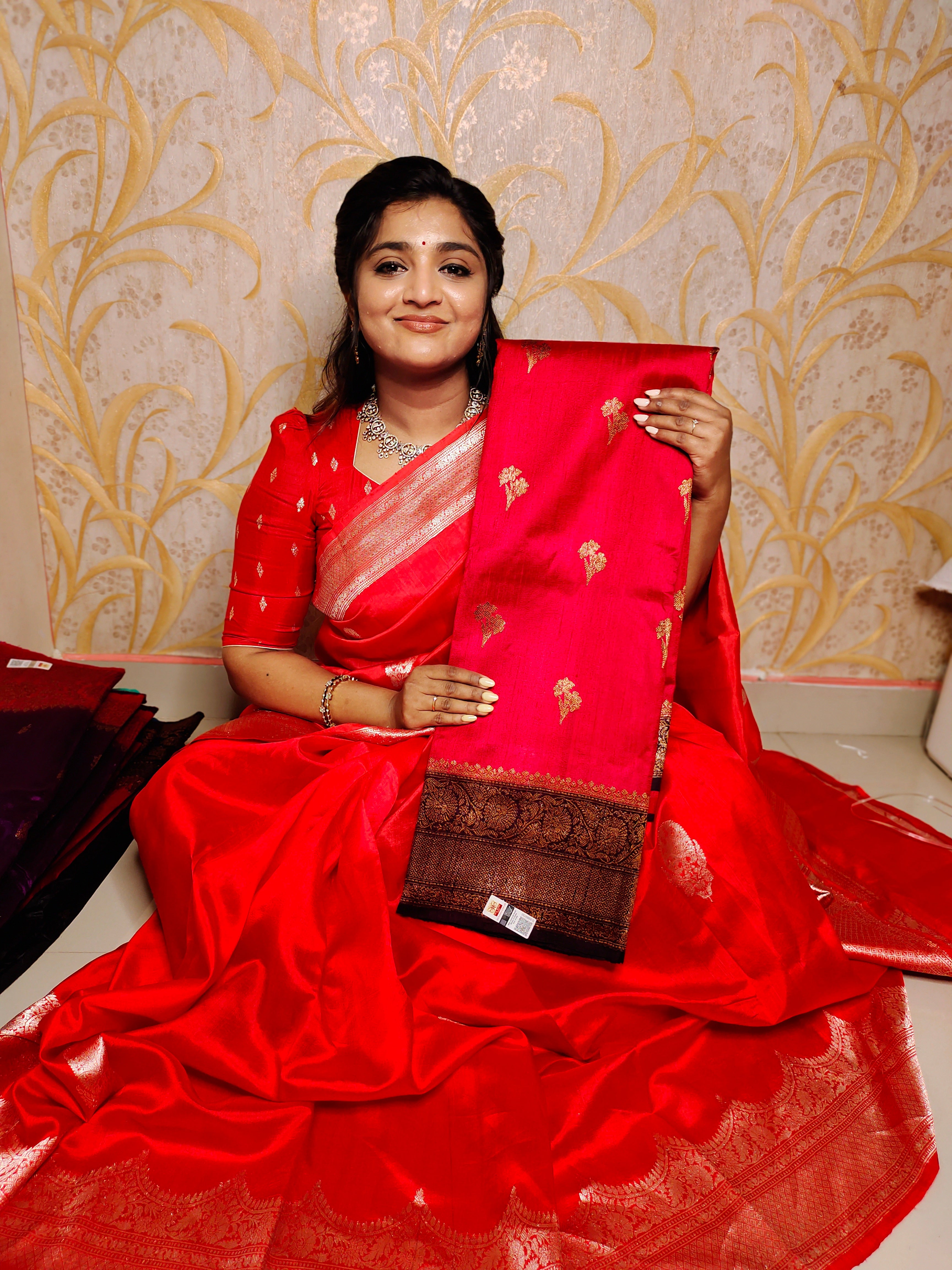 100% silk mark certified green Mango silk saree