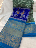 50% ikkat pattu saree