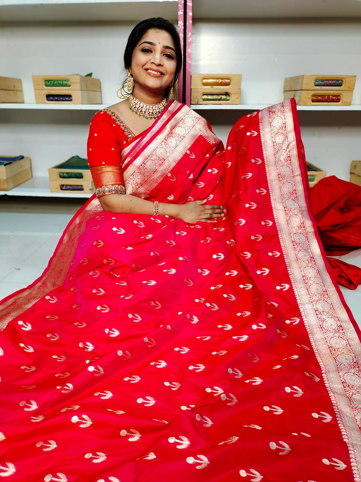 80% Katan banarasi sarees
