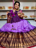 Gadwal vintage lehangas