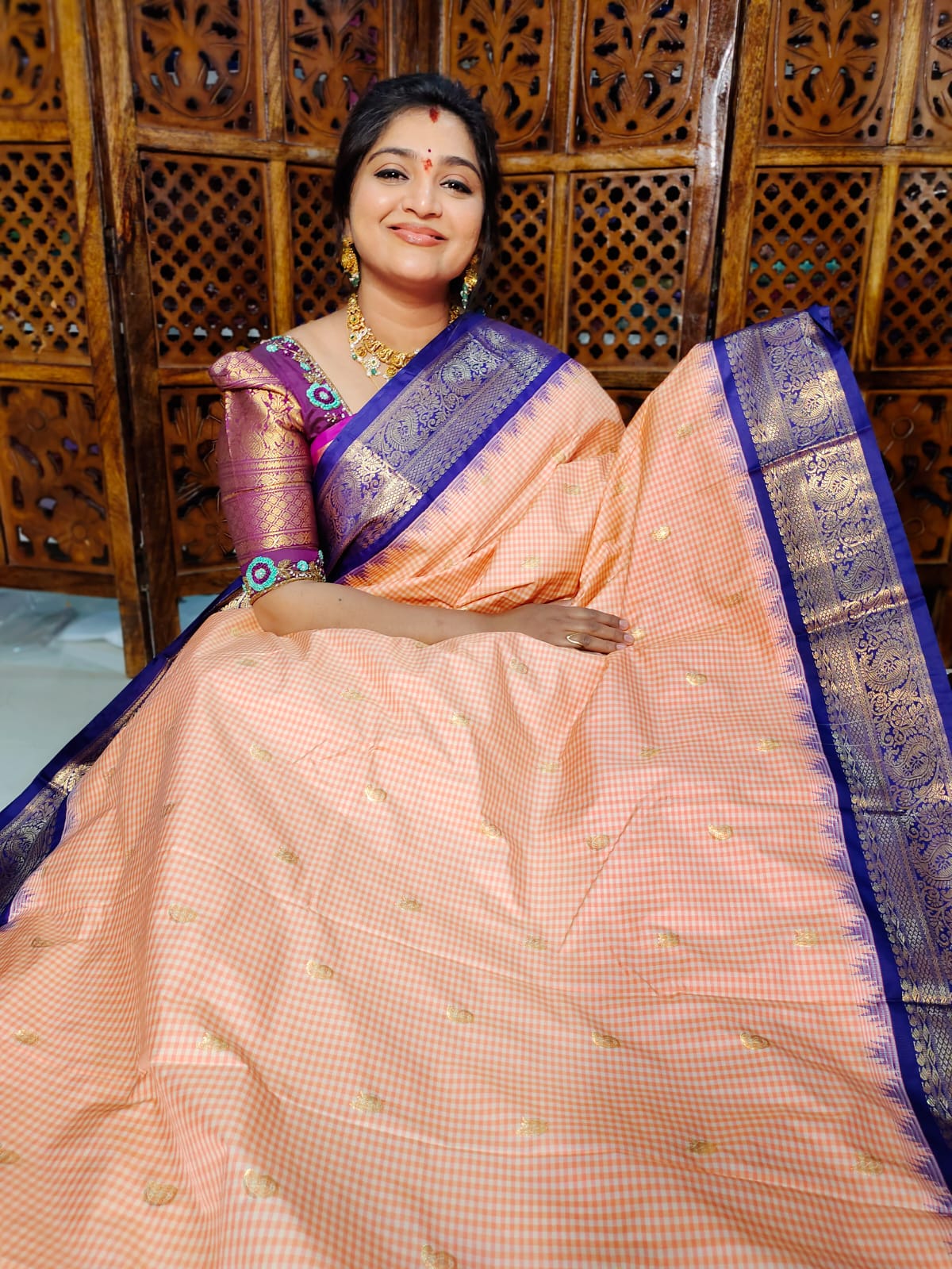 60% offer gadwal silk sarees
