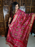 Ikkat duppata 
100% silk Mark certified