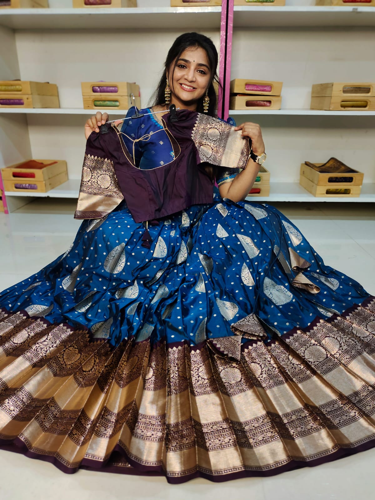 Banarasi lehangas