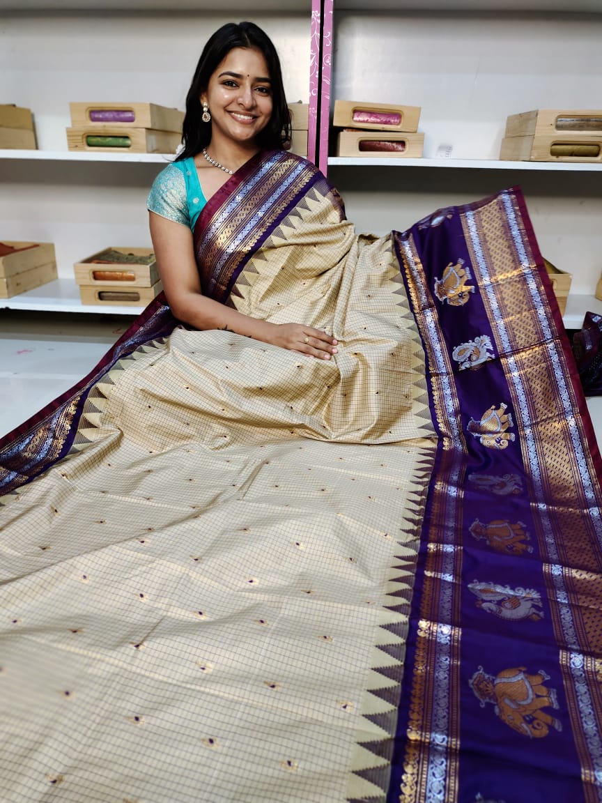 65% offer gadwal silk saree