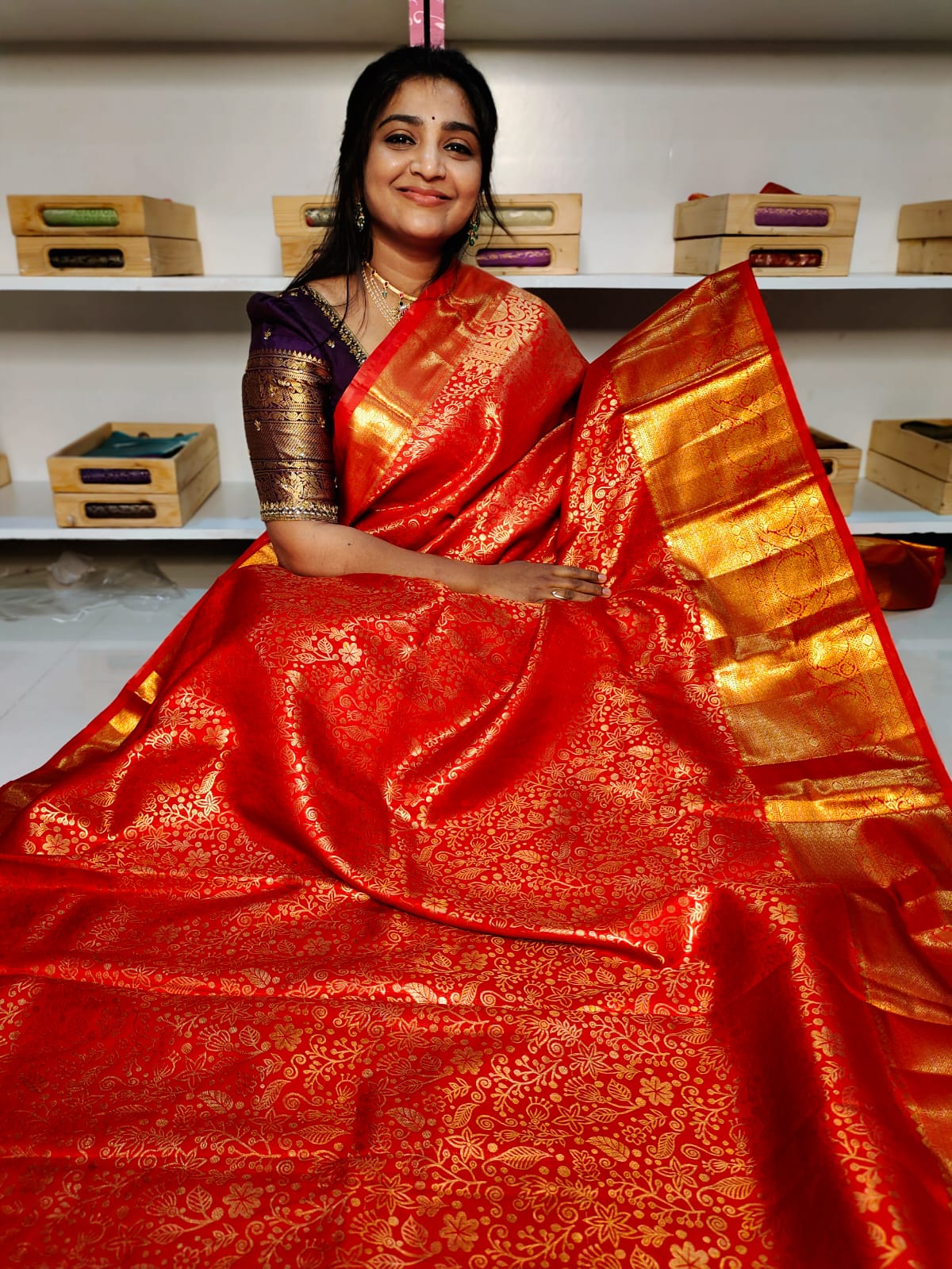 90% ఆఫర్ కంచి పట్టు సేకరణ