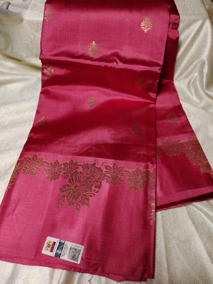 100% silk mark certified green Mango silk saree