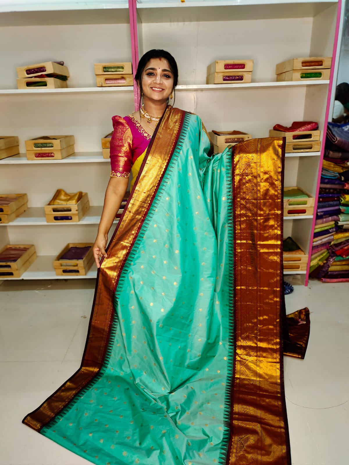 Ashadam sale gadwal silk saree