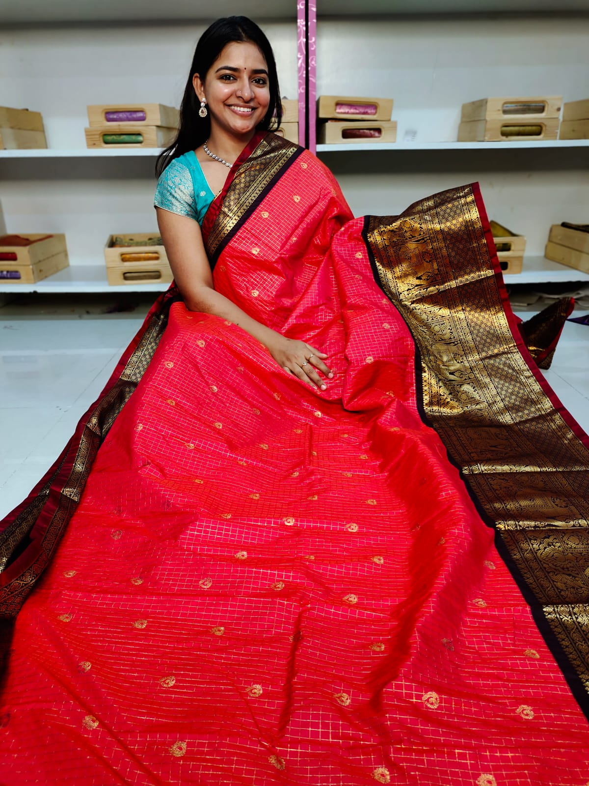 65% offer gadwal silk saree