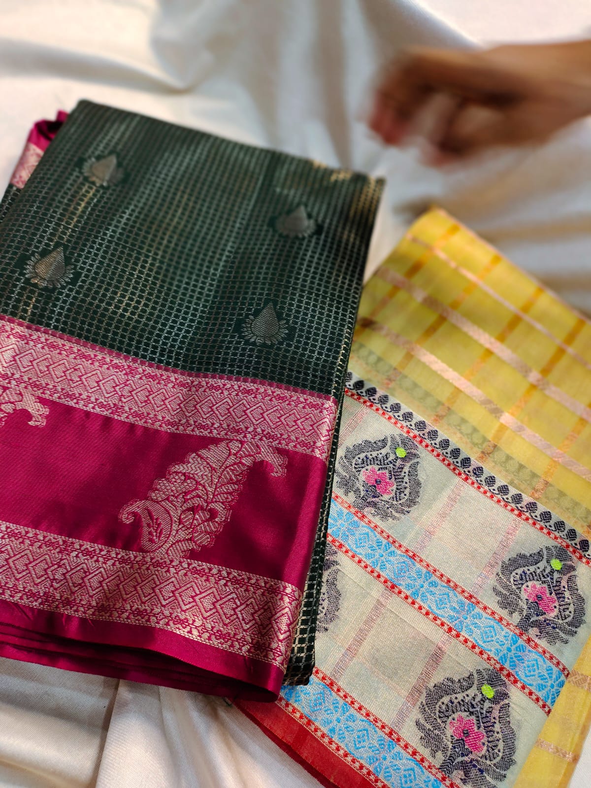 1+1 fancy saree