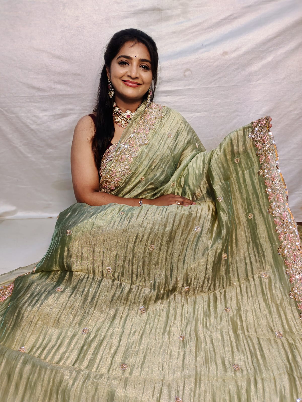 Cocktail saree