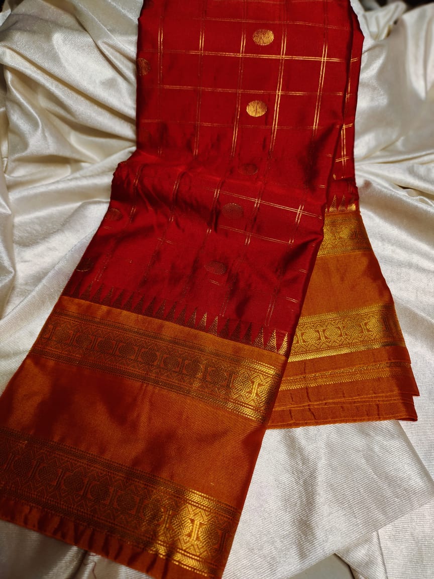 Vitange gadwal silk