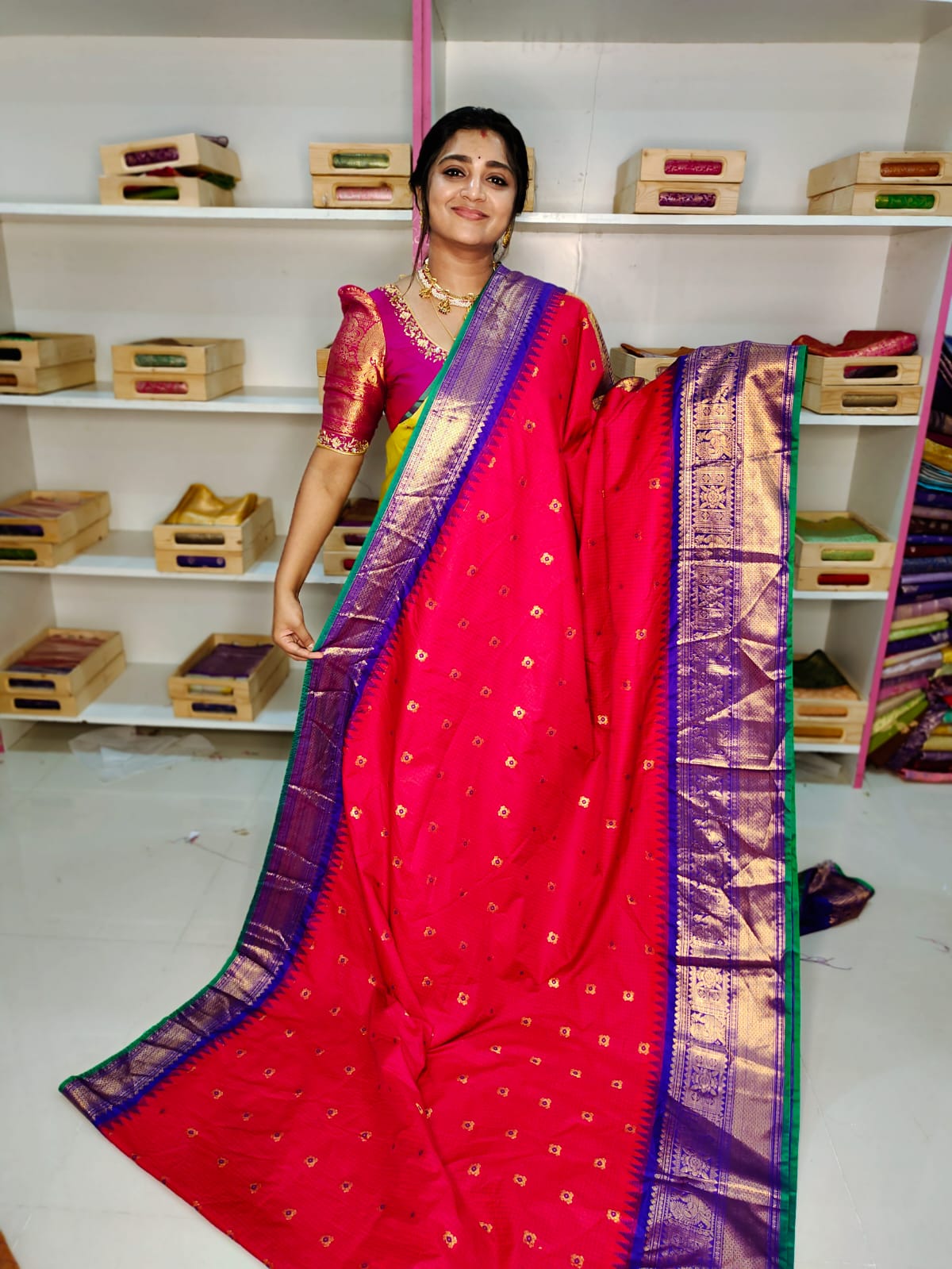Ashadam sale gadwal silk saree