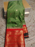 Primeme Meenakari gadwal silk saree