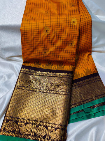 Vintage gadwal silks