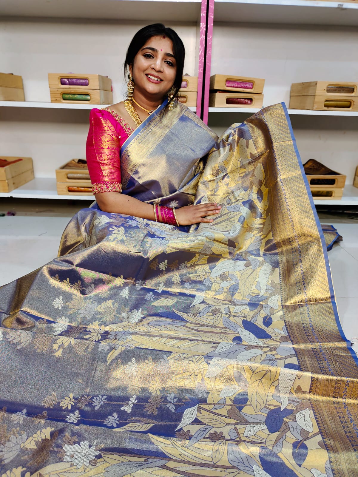 90% offer Kanchi pattu collection