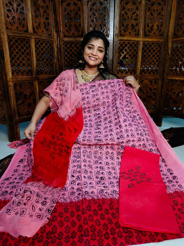 Kalamkari cottone dress material