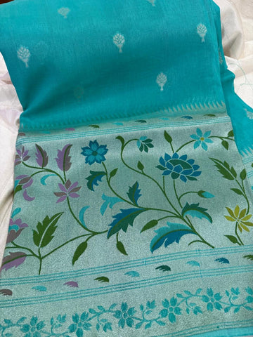 Paithani zute silk saree