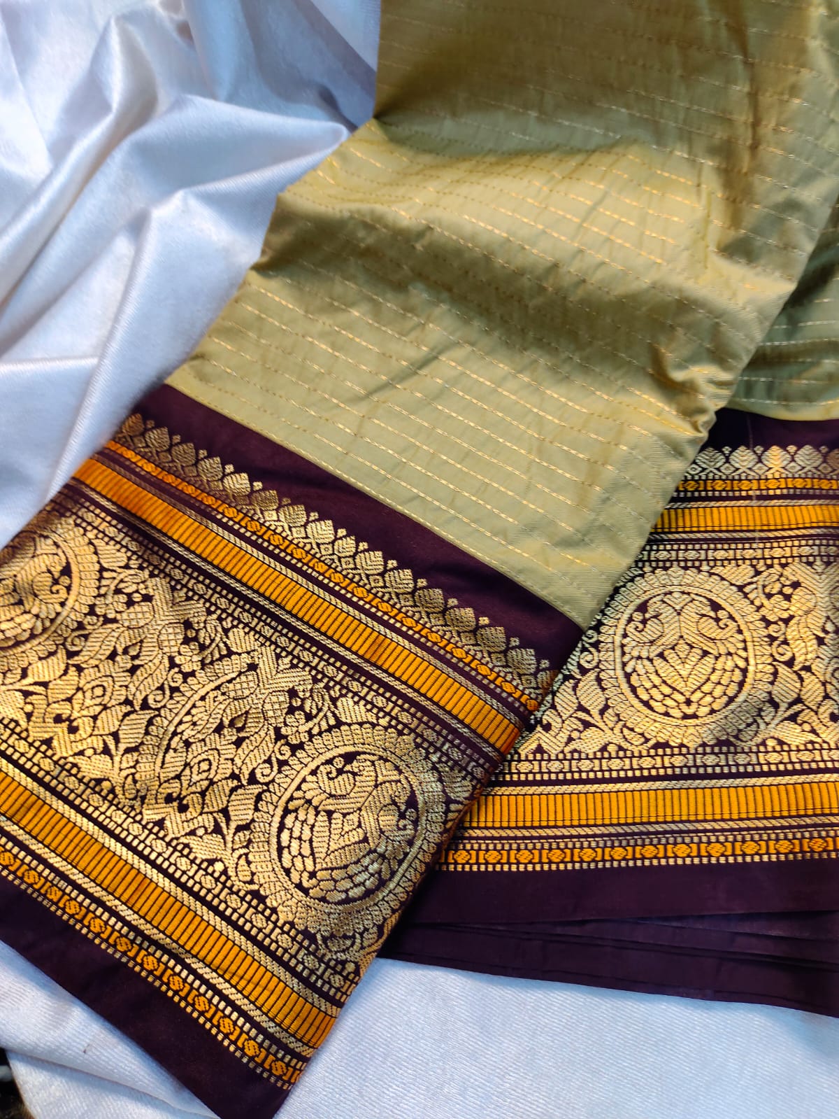 Vintage gadwal silk