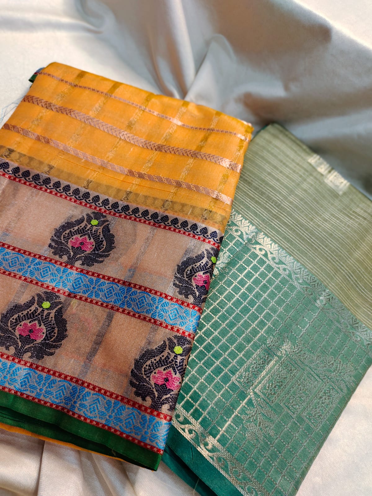 1+1 fancy saree
