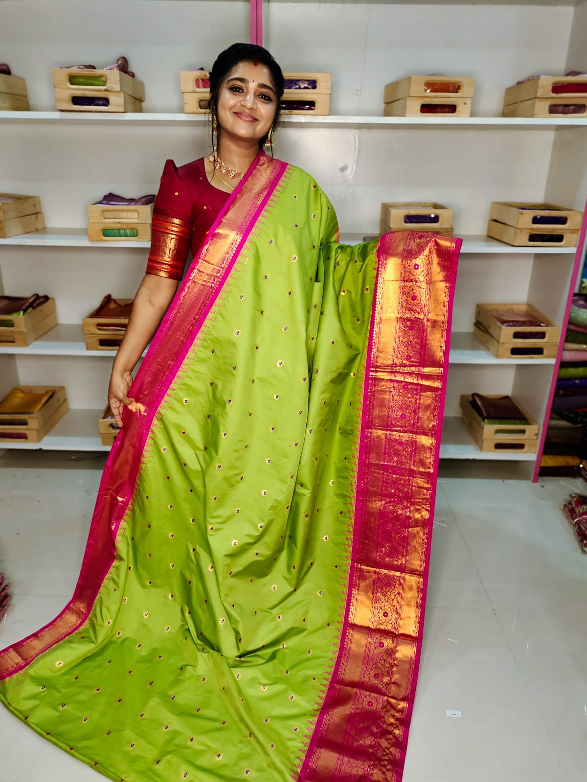 Ashadam sale gadwal silk saree