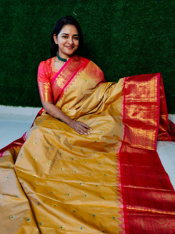 Vitange gadwal silk saree