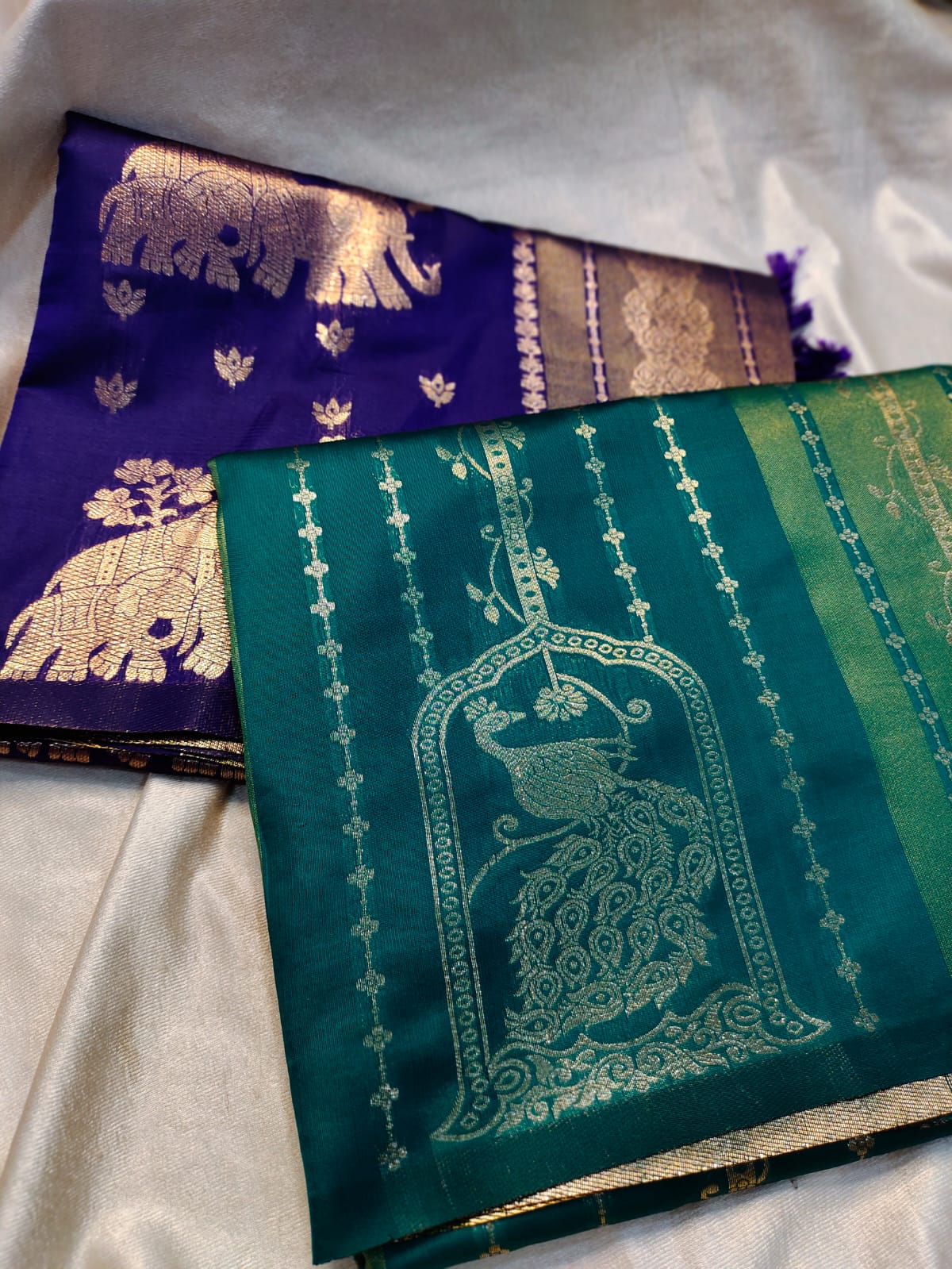 1+1 Banarasi silk