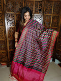 Ikkat duppata 
100% silk Mark certified