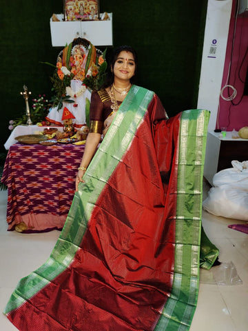 Vitange gadwal silk