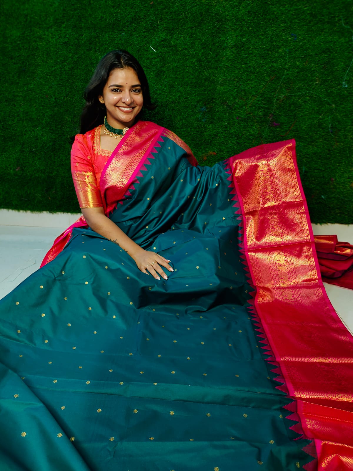 50% offer gadwal silk Saree