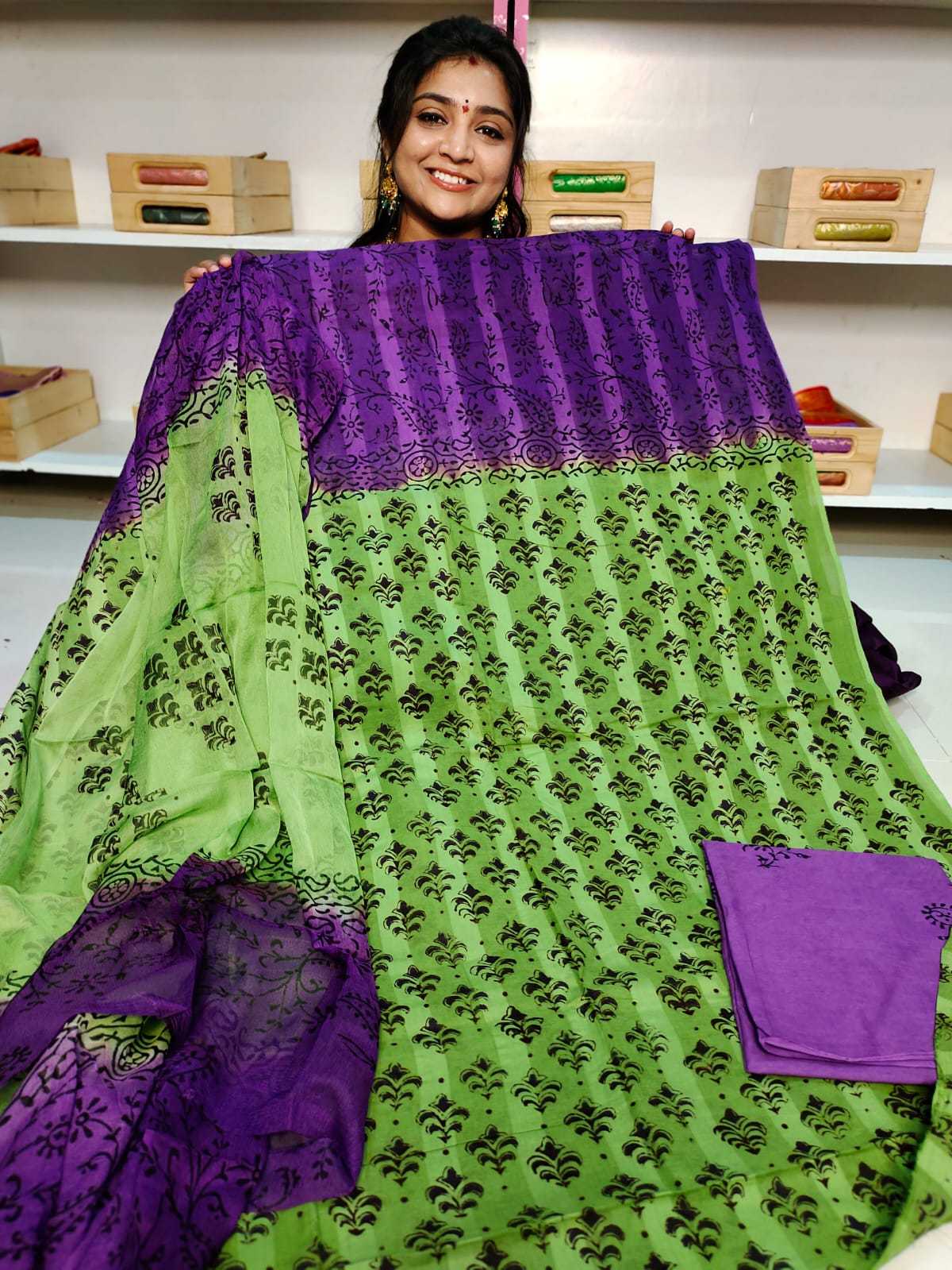 Cotton dress material
