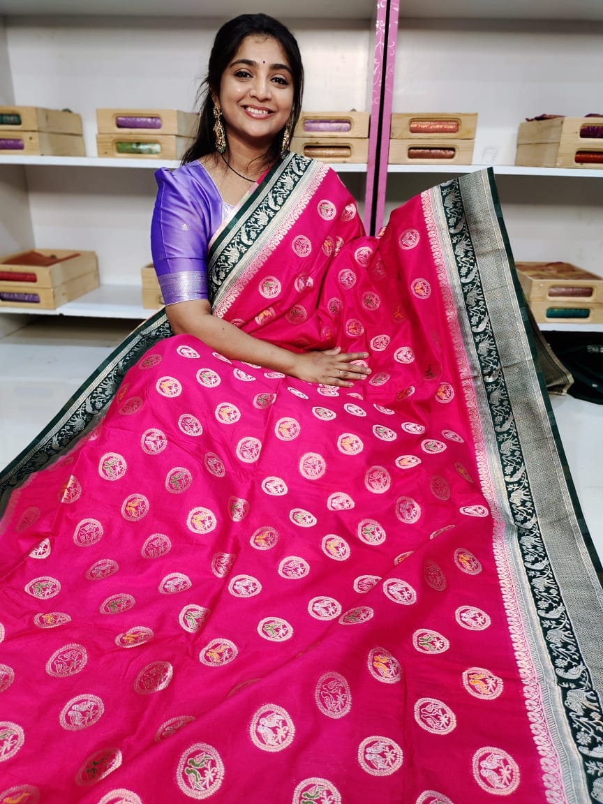 50% offer banarasi georgette saree