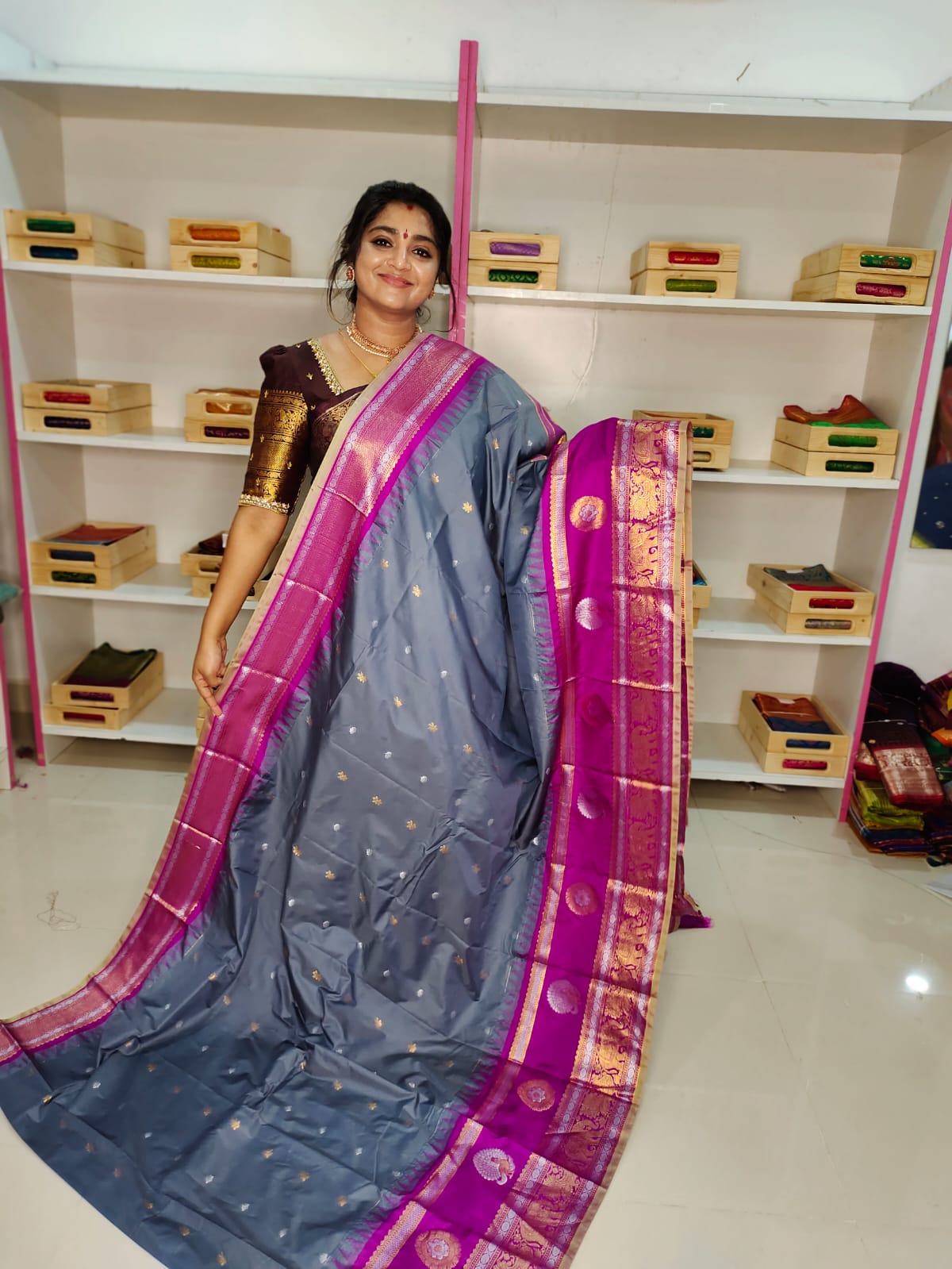 Ashadam sale gadwal silk saree