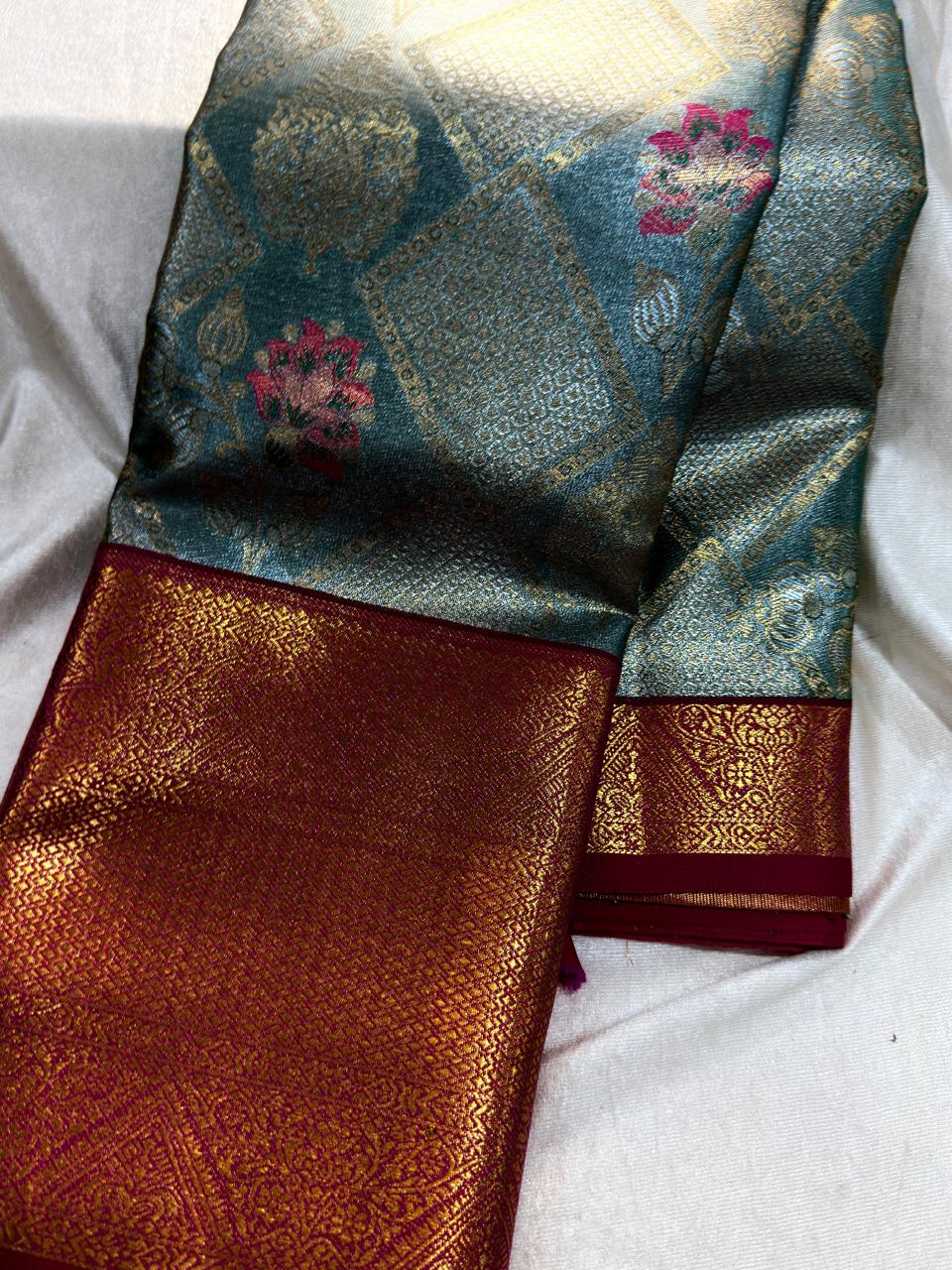 90% offer Kanchi pattu collection