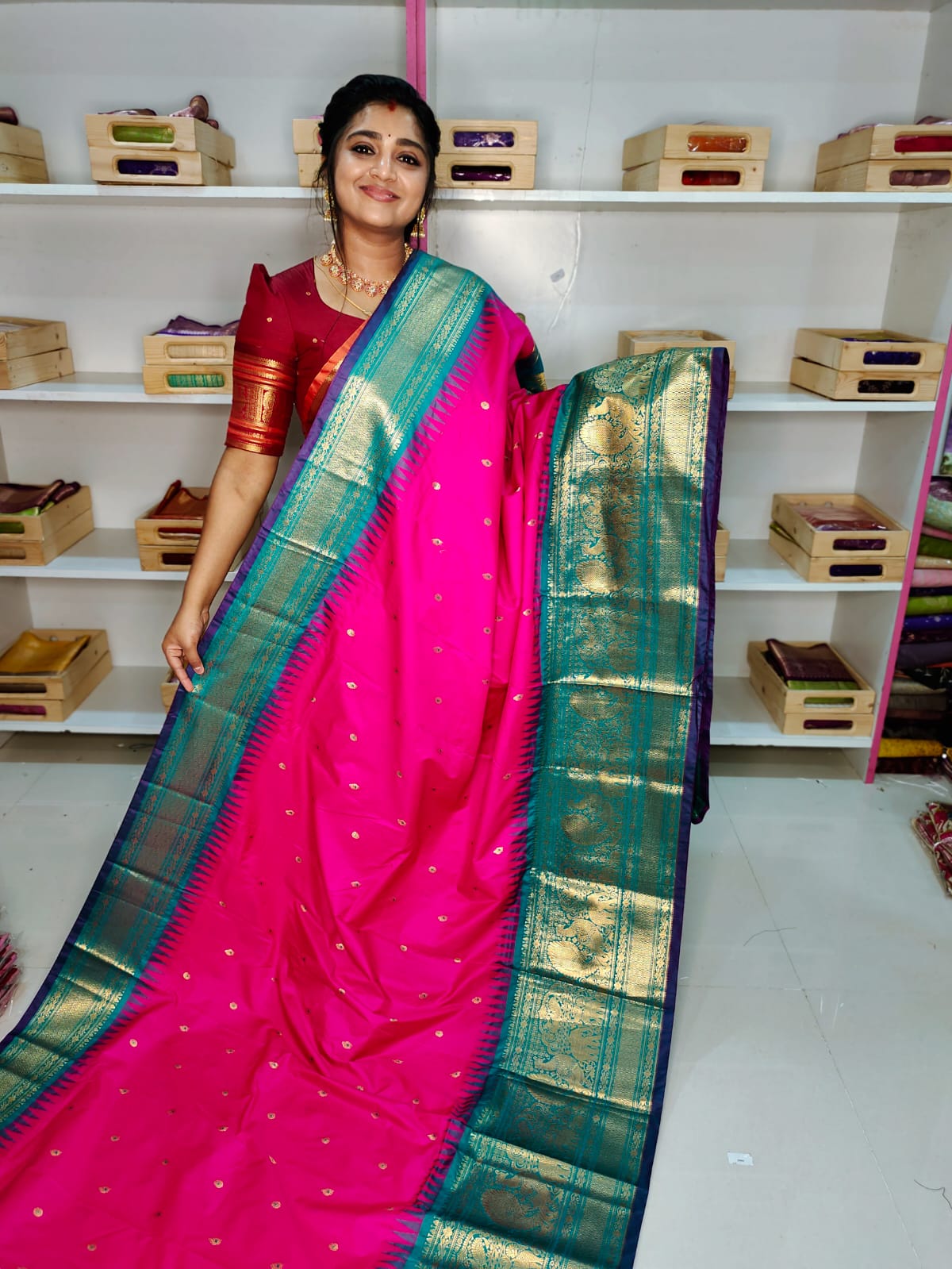 Ashadam sale gadwal silk saree