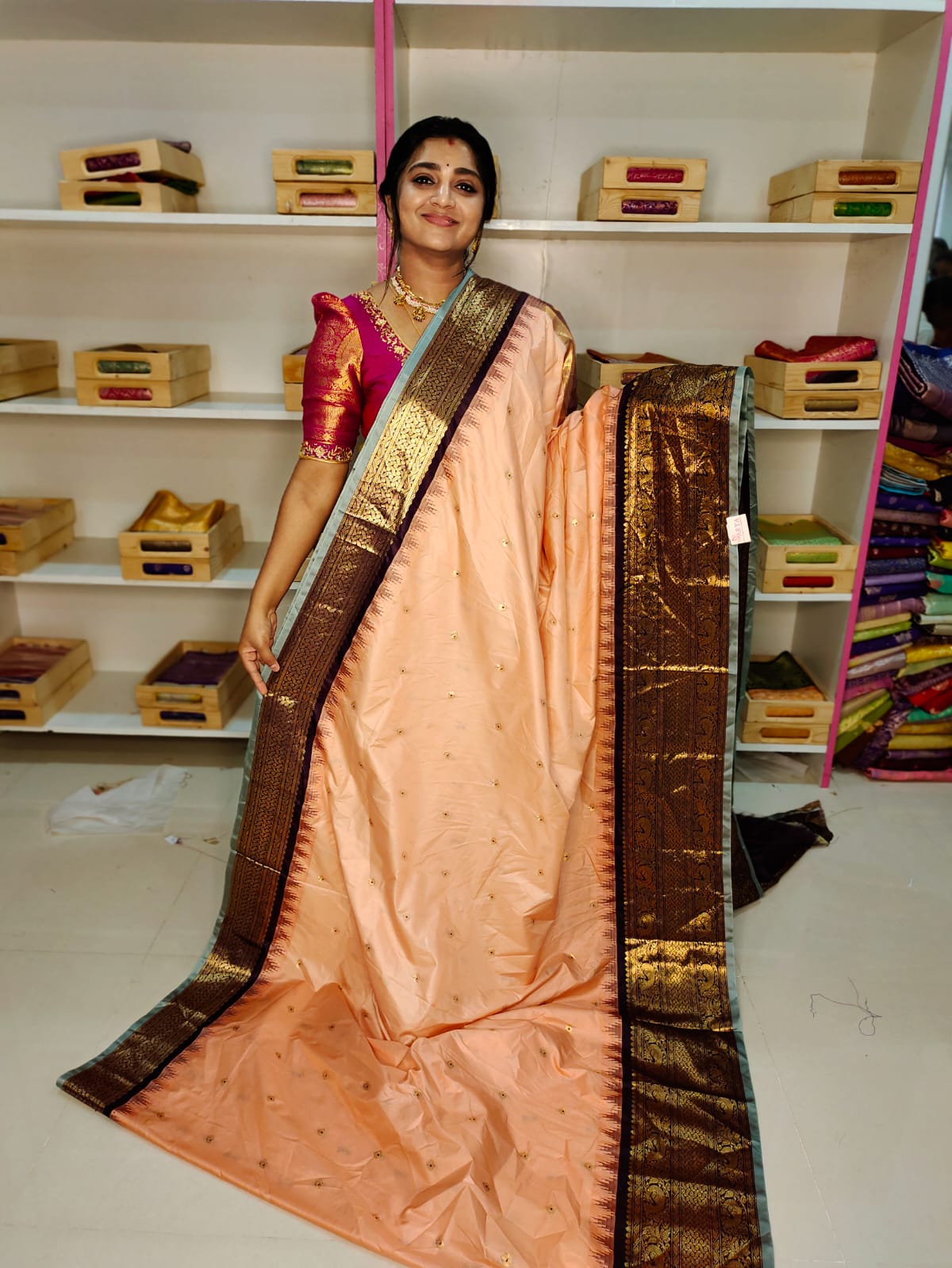 Ashadam sale gadwal silk saree