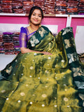 Tishu jamdhani silk