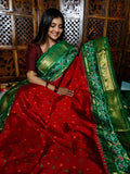 60% offer ikkat pattu silk Mark certified Sarees