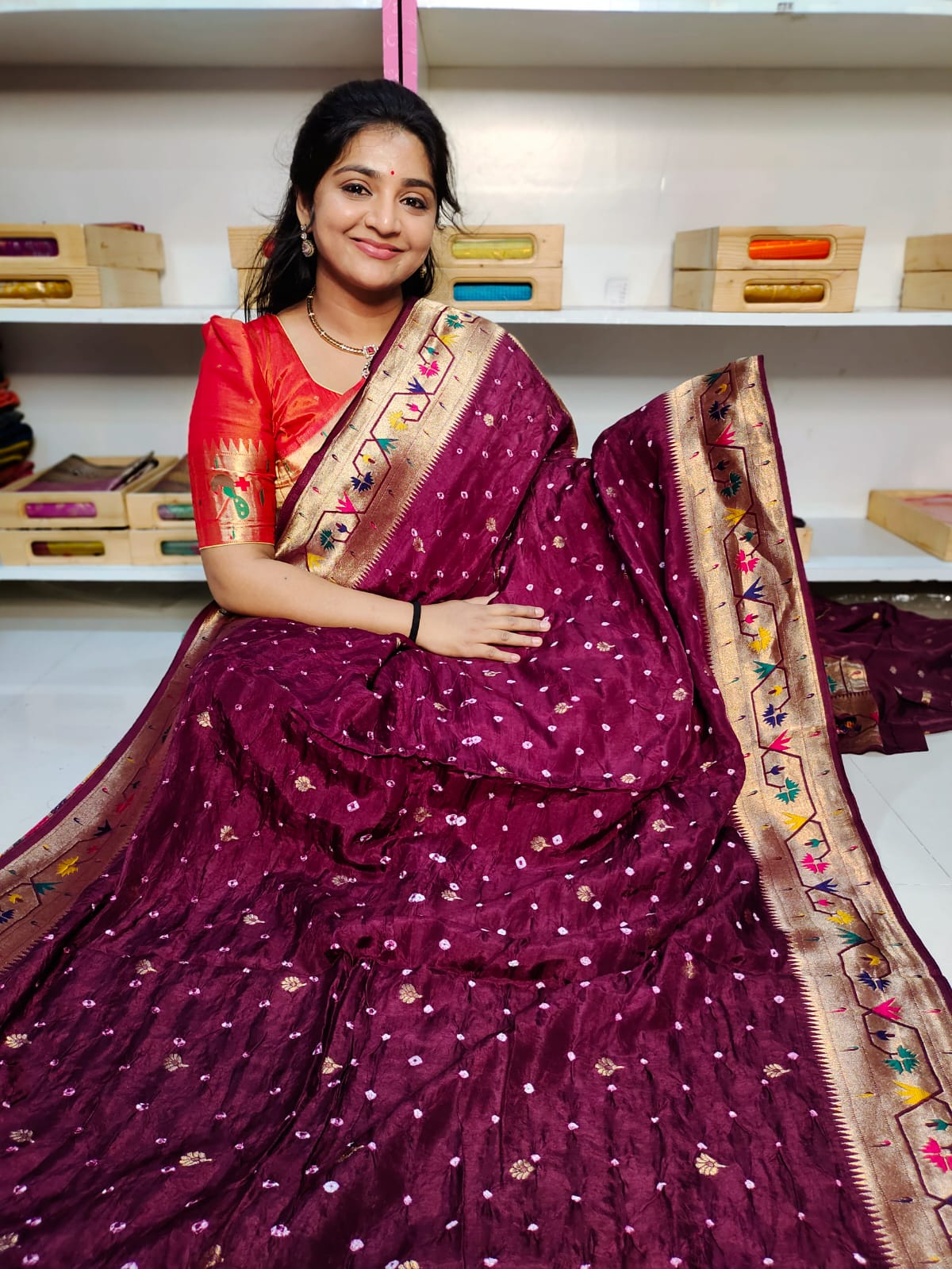 Bandini silk saree
