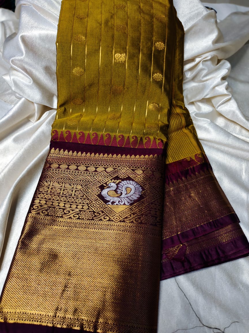 Vitange gadwal silk