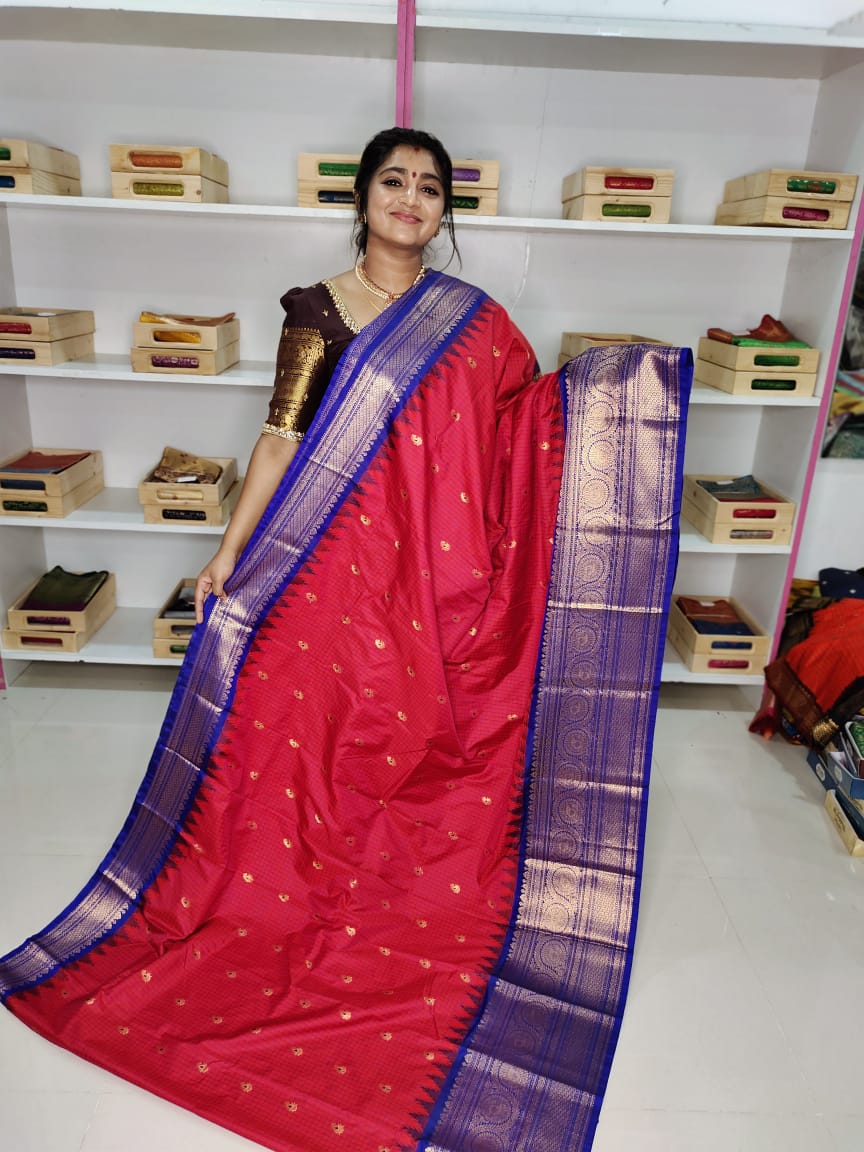 Ashadam sale gadwal silk saree