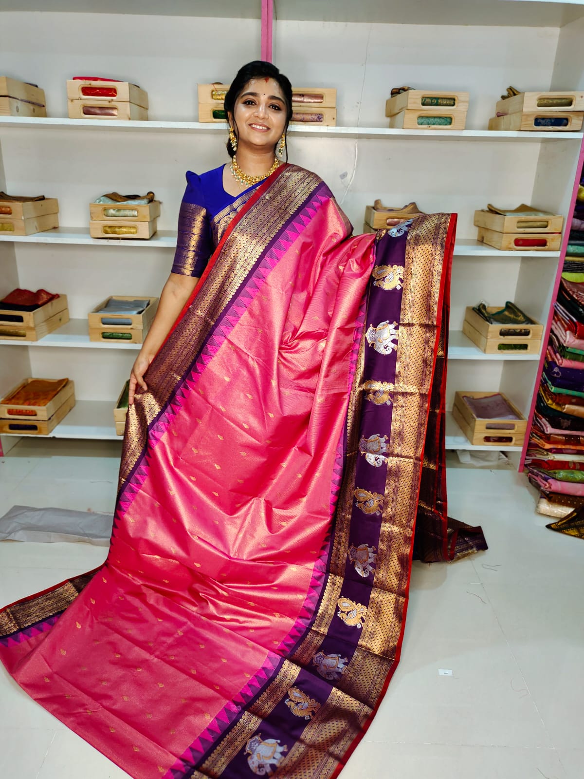 Primeme gadwal silk saree