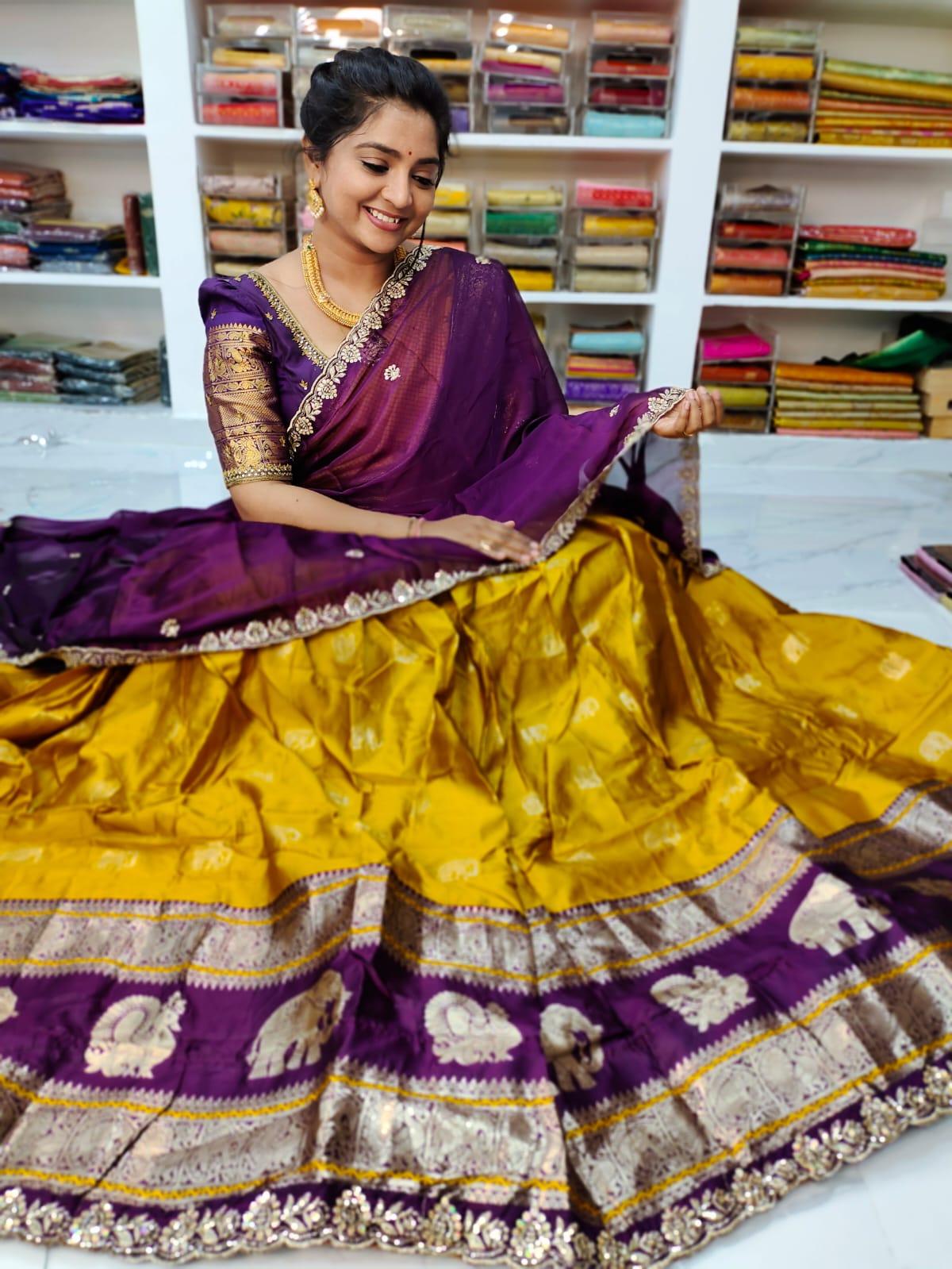 Banarasi lehangas