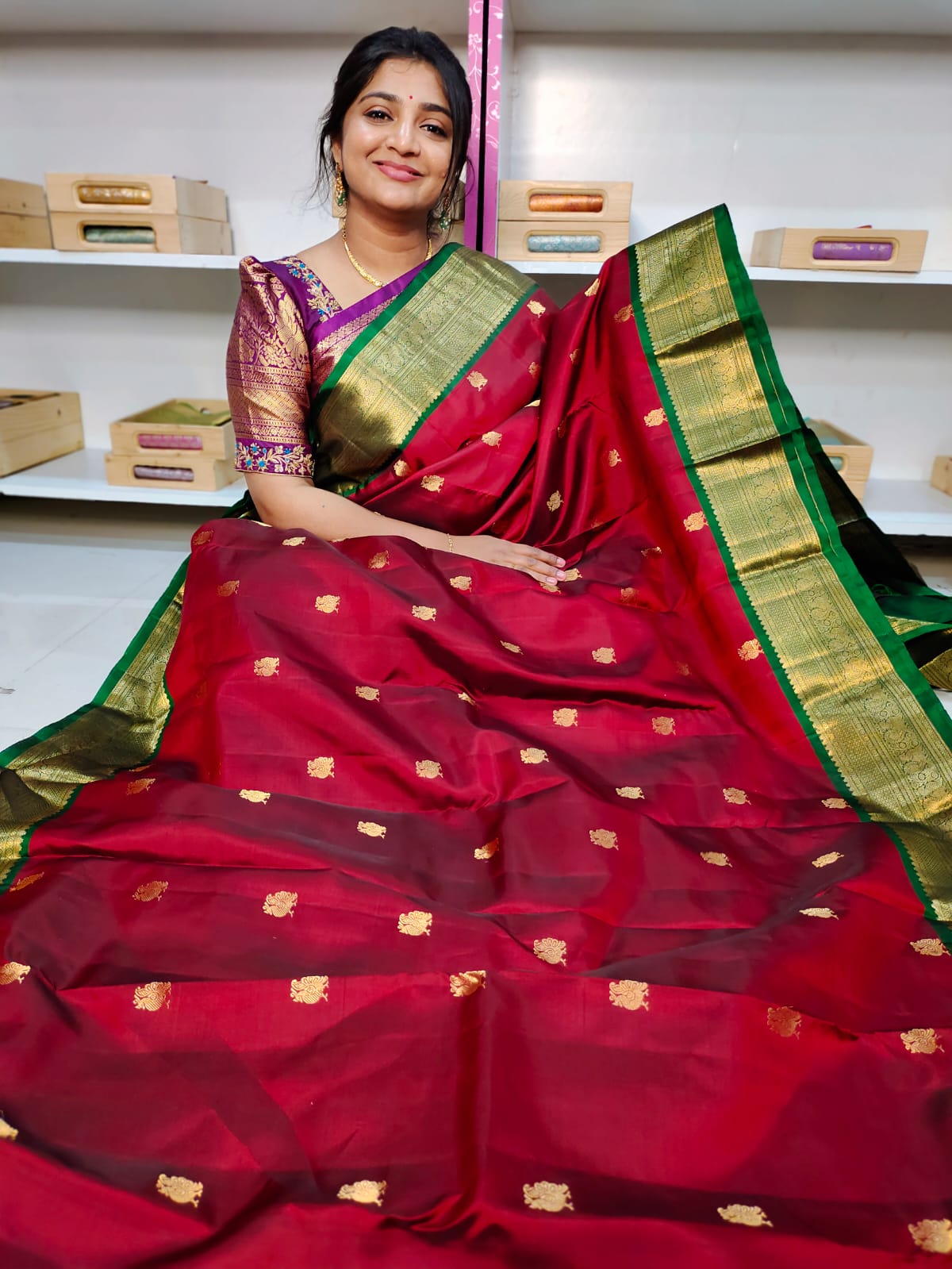 Silk mark kanchi pattu
