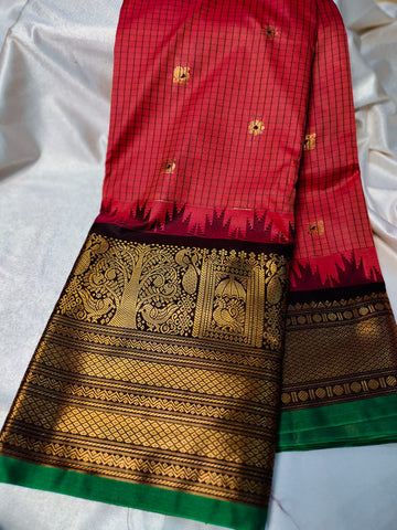 Vitange gadwal silk