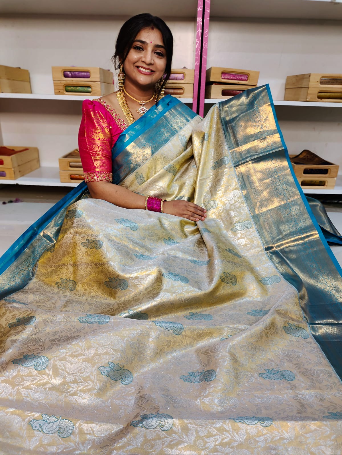 90% offer Kanchi pattu collection